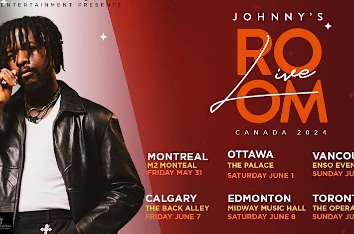 Johnny Drille’s Room Live in canada